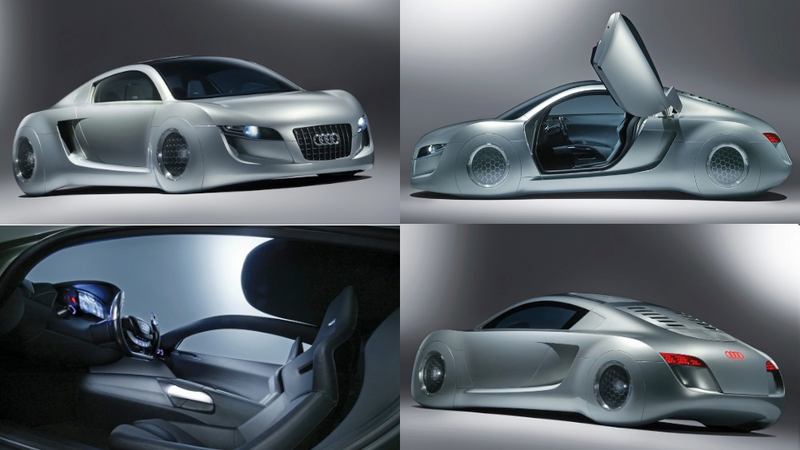 Illustration for article titled The shiniest retro-futuristic cars from classic science fiction